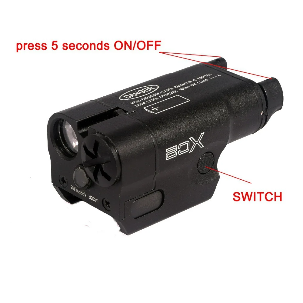 

Upgraded XC2 flashlight 20mm tactical XC2 flashlight