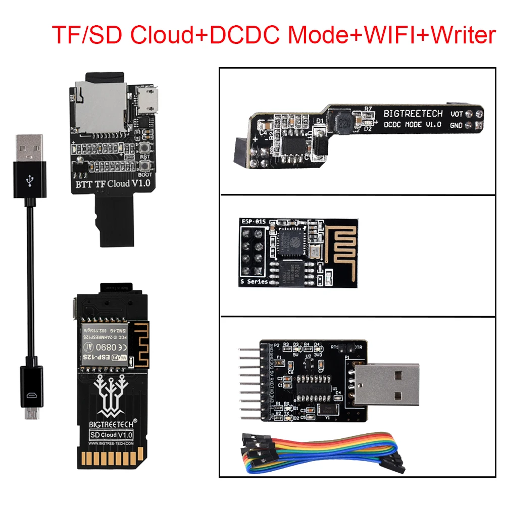 BIGTREETECH TF облачный/SD облачный модуль + DCDC режим писатель ESP 01S WIFI 3D принтер части