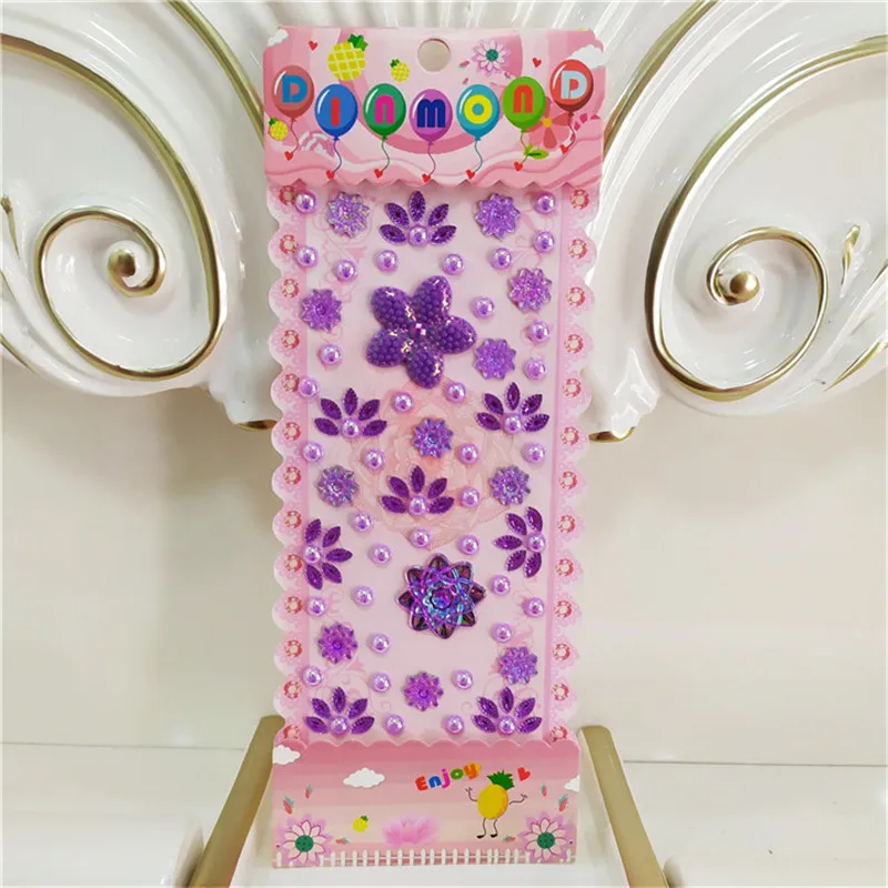 Красочные Стразы Морская звезда наклейка с цветком Diy Ювелирные изделия ананас