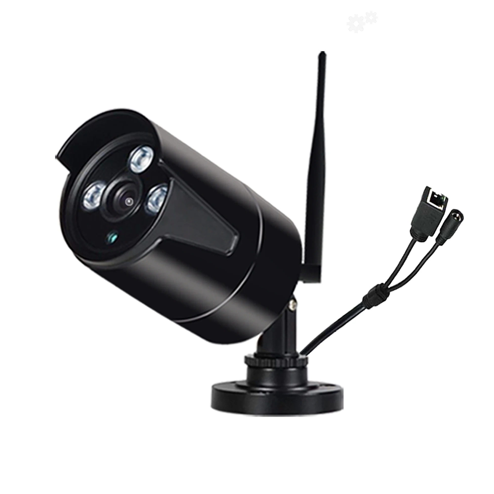 8CH аудио CCTV системы Беспроводной NVR SYTEM 2.0MP 4 шт. ИК Крытый P2P Wifi камера