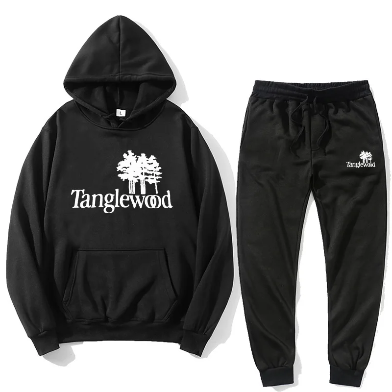 

Костюм спортивный Мужской флисовый с капюшоном и брюками, на осень/зиму