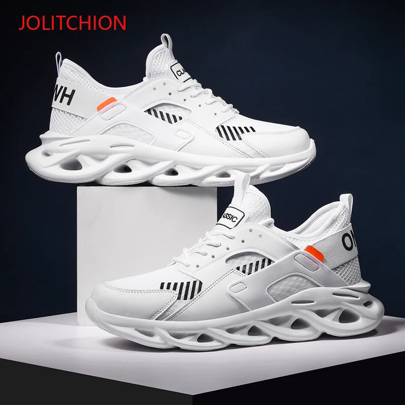 Мужские кроссовки на шнуровке дышащие повседневная спортивная обувь большие