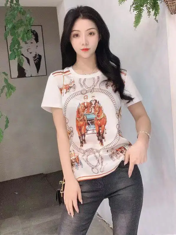 Женские модельные Топы И Футболки AH0111 роскошные вечерние футболки от известного