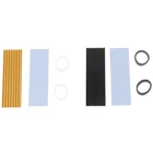 Новый 1 комплект, теплоотводящая термопанель из чистого алюминия для N80 NVME M.2 NGFF 2280 PCI-E SSD