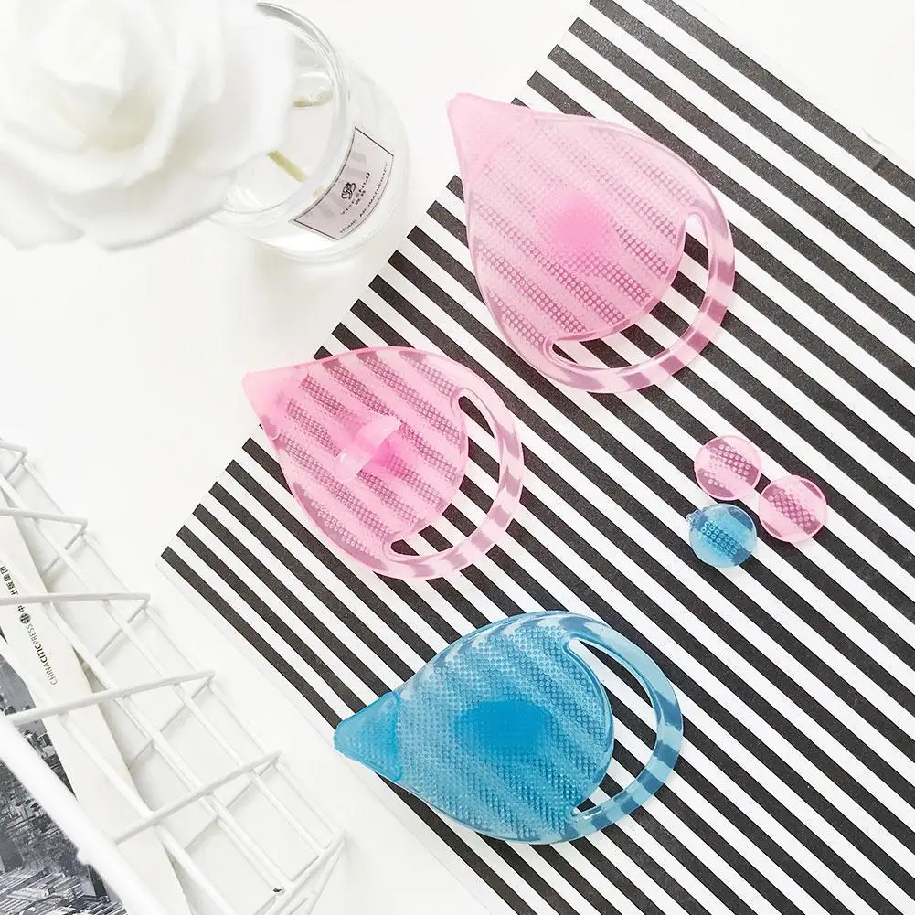 Детские кисти для ванны массажная Подушечка мытья силиконовое средство удаления