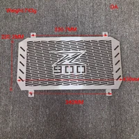 motorcycle radiator grille cover guard stainless steel protection protetor for kawasaki z900 z 900 2017 2019