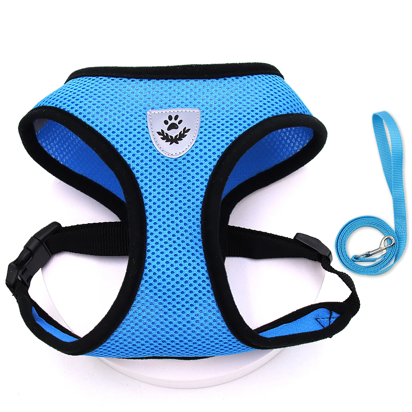 

Puppy Harness and Leash Set - Dog Vest Harness for Small Dogs Medium Dogs- Adjustable Reflective Step in Harness for Dogs