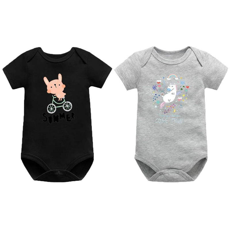 

clothes for newborns Triangle Romper Climbing Clothes Baby Two-piece suit Cotton Bodysuit Men's and Women's Baby Heat Painting