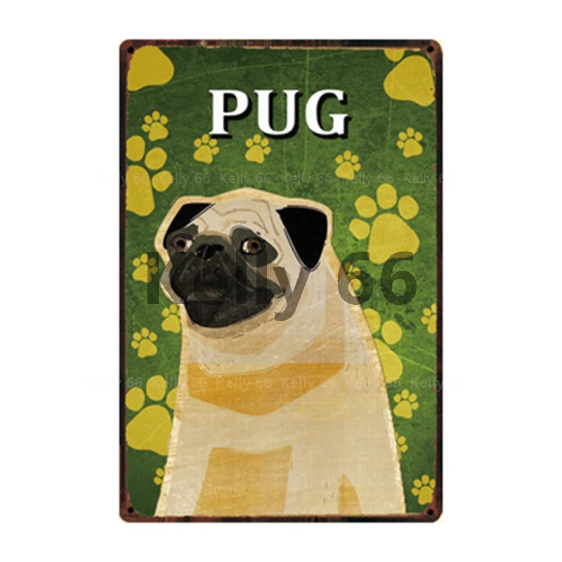 

[ Kelly66 ] Dogs Great Dane Cavalier King Charles Spaniel Husky Metal Sign Home Decor Bar Wall Art Painting 20*30 CM Size DG-49