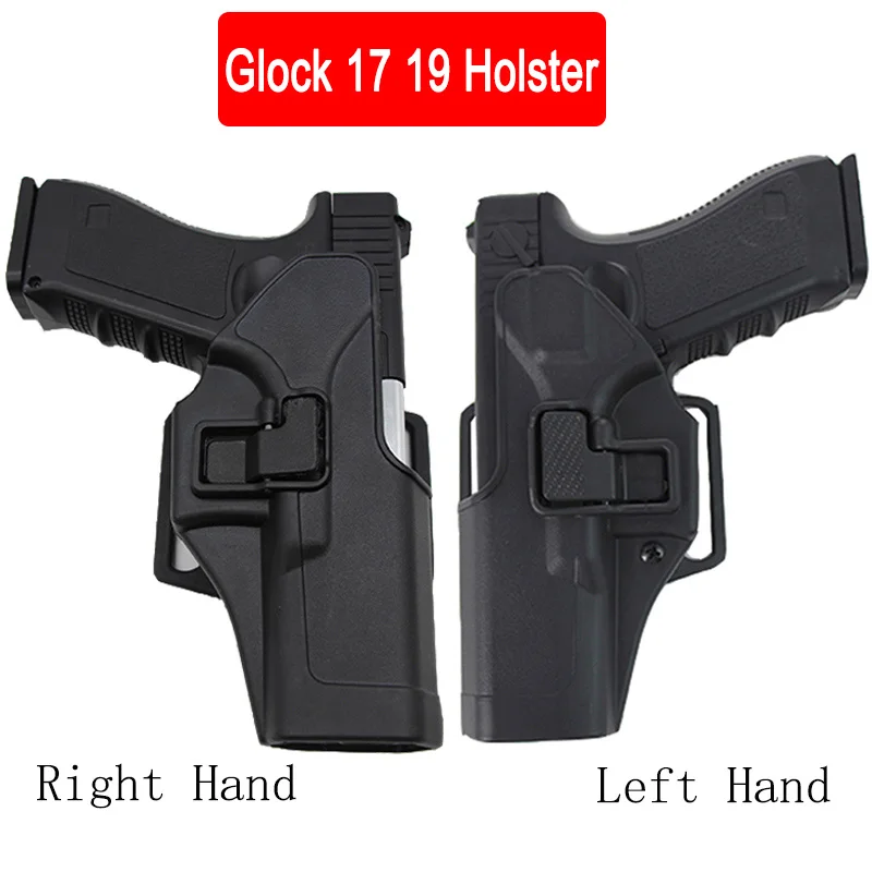Тактическая левая/правая кобура для пистолета Glock 17 19 22 23 31 32 Airsoft кобура для пистолета поясной ремень чехол для пистолета боевые принадлежности для охоты