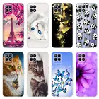 Чехол для Realme 8i, чехол RMX3151, милый чехол с рисунком кошки, бабочки, мягкий силиконовый чехол для Oppo Realme 8i Realme8i, чехол из ТПУ