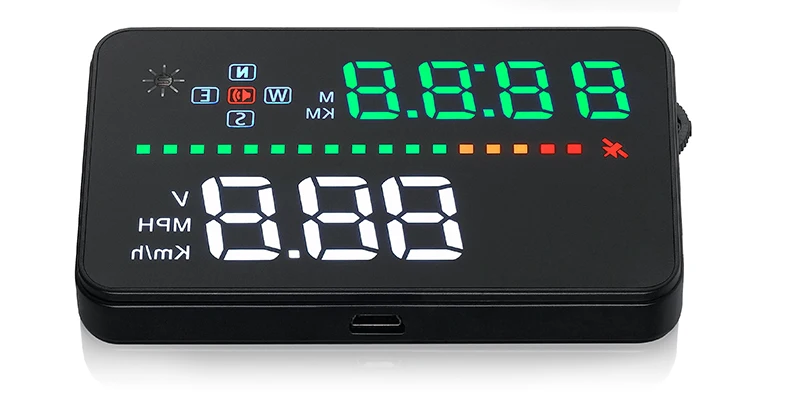 Автомобильный дисплей 3 5 &quotA3 GPS Hud OBD кабель со спутниковым временем спидометр