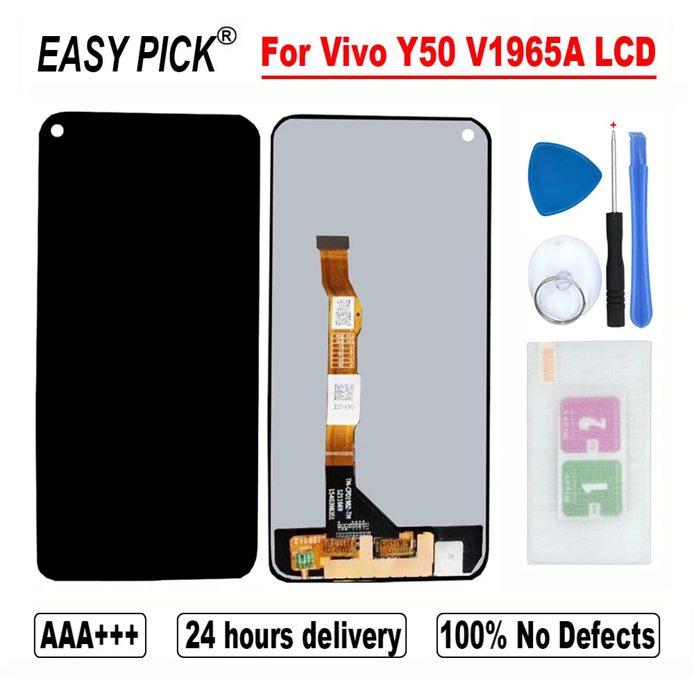 ДЛЯ ViVO Y50 V1935 ЖК дисплей кодирующий преобразователь сенсорного экрана в сборе