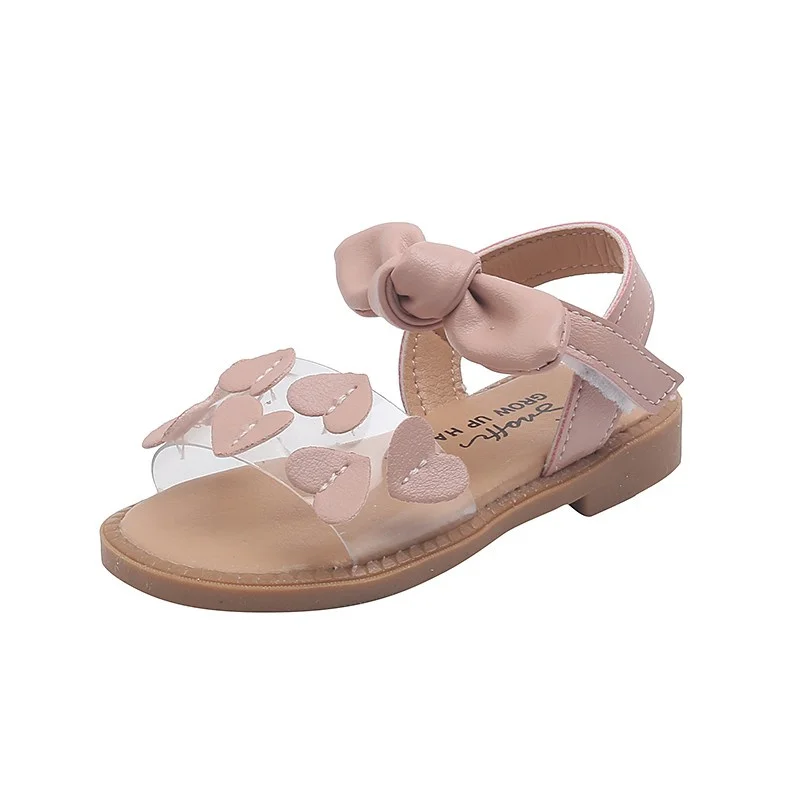

2021 girls sandals summer fashion casual design for girls summer non-slip sandals size 15-25 wholesale sandale enfant fille