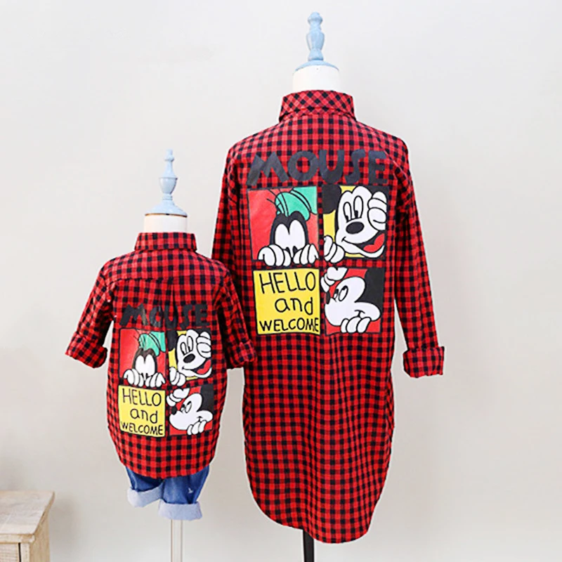 Одежда для мамы и папы на весну осень одинаковые Семейные наряды Одинаковая