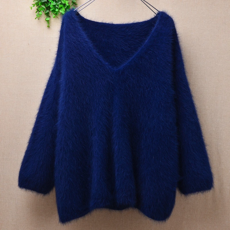 

Женский кашемировый свитер с рукавом три четверти и V-образным вырезом