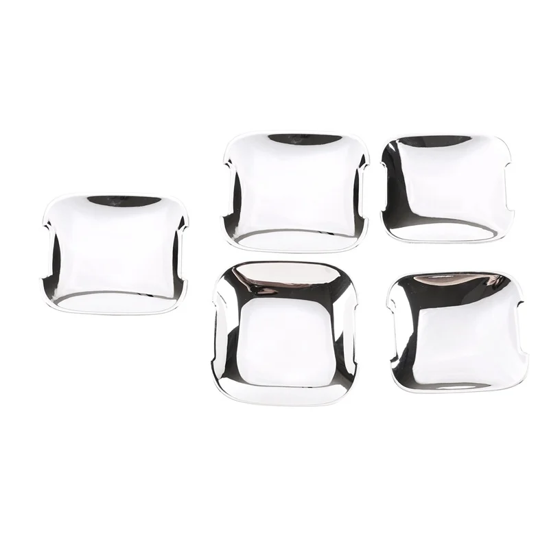 

Автомобильные аксессуары для Land Rover Defender 110 130 2020, хромированный АБС-пластик, украшение для внешней двери автомобиля, чаши, наклейки на крышку