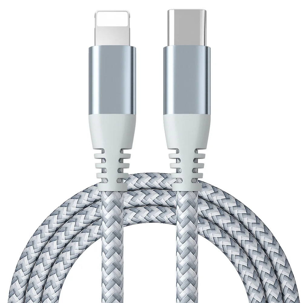 

Data Line Type C USB-C Charging Cable Nylon Charger Sync Cord For iPhone 12 13 Pro Max Mini 11 XR XS Max 8 Plus PD Phone charger