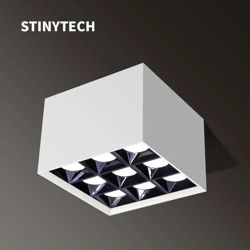 STINYTECH 5 шт. Одежда высшего качества алюминиевый квадратный дизайн 30 Вт