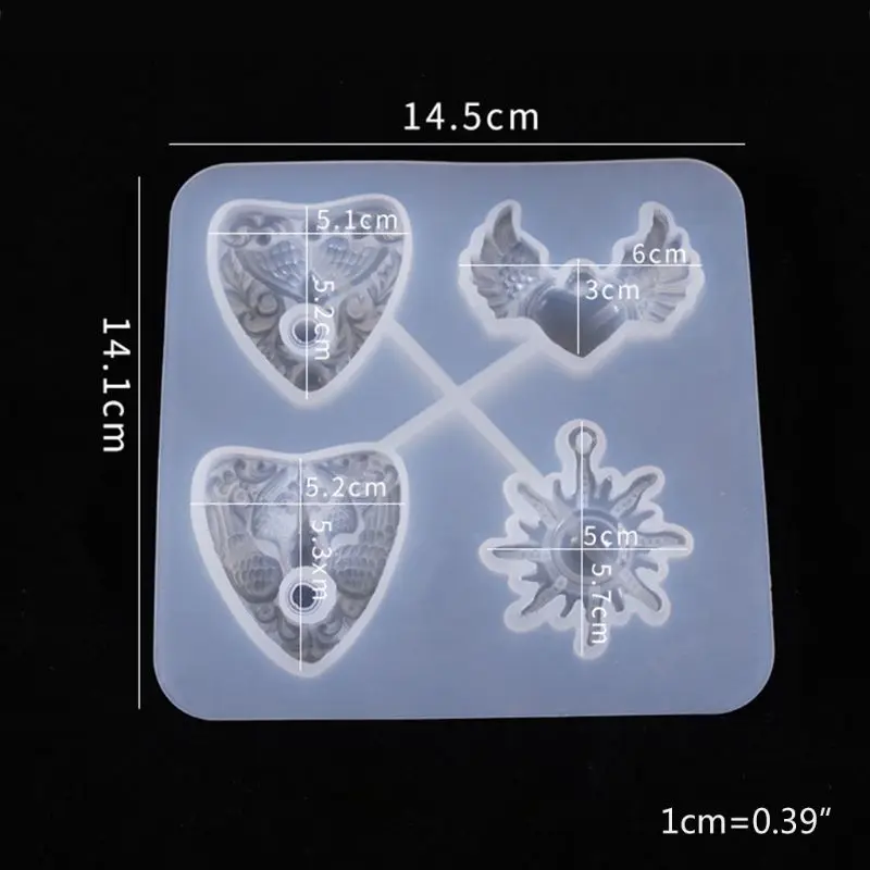 

Crystal Epoxy Resin Mold Devil Eye Pendant Casting Silicone Mould DIY Crafts Jewelry Making Tools