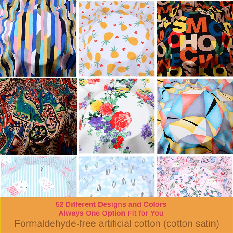 50 стилей вискоза хлопок шелк хлопковая ткань Детская Хлопковая летняя Пижама