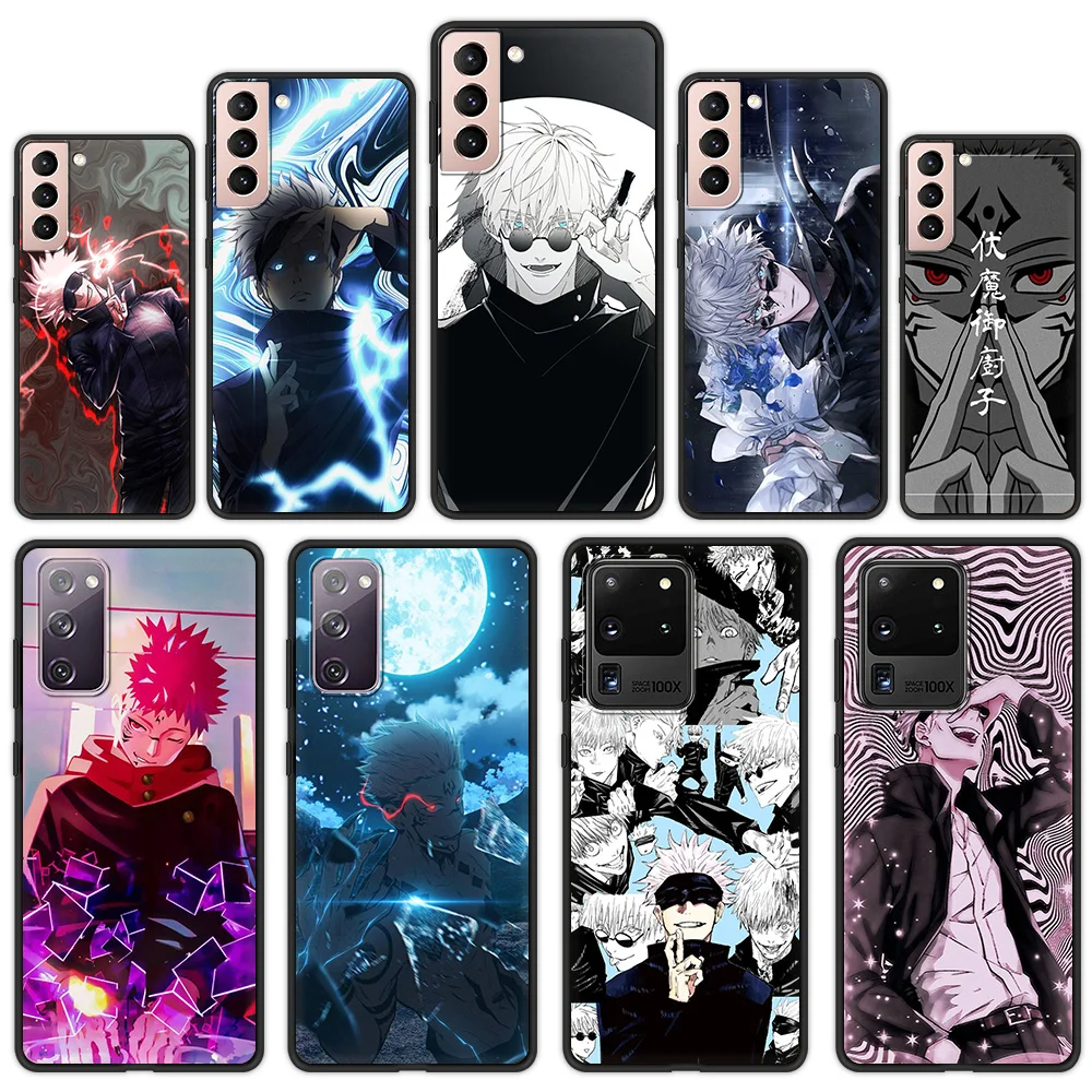 

Jujutsu Kaisen Fundas Phone Case For Samsung Galaxy S20 FE Note 20 10 Ultra S21 S10 S9 S10E S8 Plus Luxury Cover Shell Coque TPU
