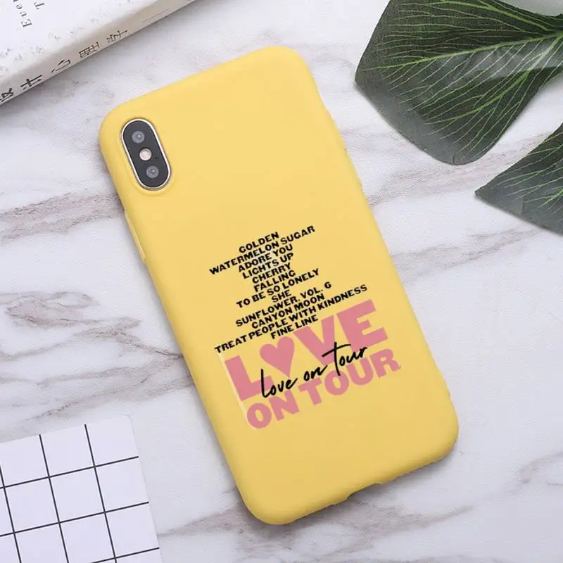 

Harry Styles art design pattern high quality luxury Phone Case Candy Color for iPhone 6 7 8 11 12 s mini pro X XS XR MAX Plus