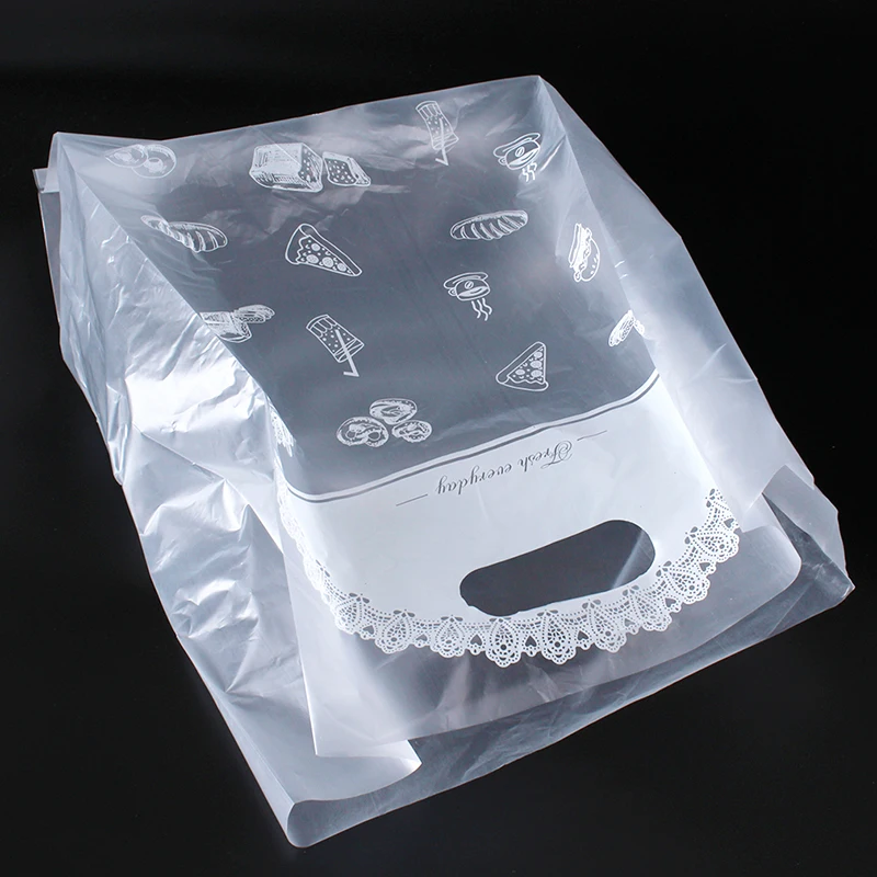 100 шт./упак. на подошве Однотонный белый кружевной дизайн хлебное печенье торт