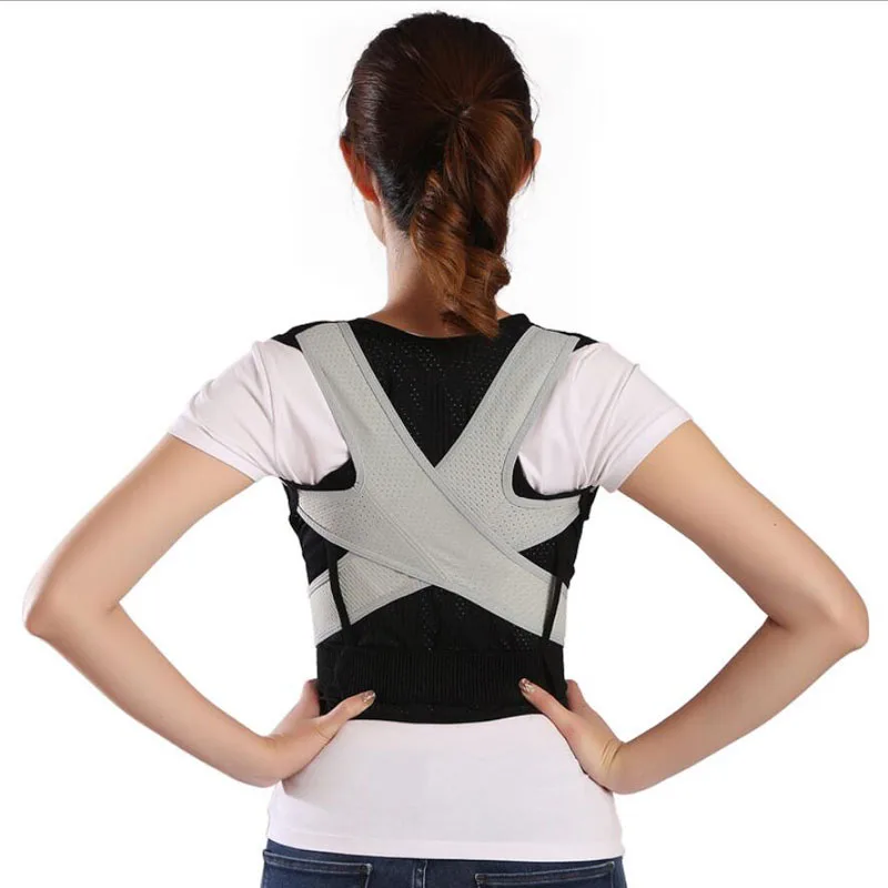 Детский Корректор осанки для взрослых корсет поддержки регулируемый Корсет пояс