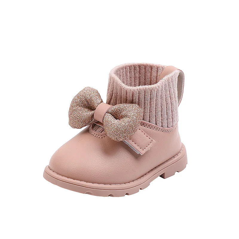 

Baby Girl Snow Boots Children Girl Boot Winter Warm Plush Rabbit Princess Shoes Kids Sneaker Lovely Soft Boots