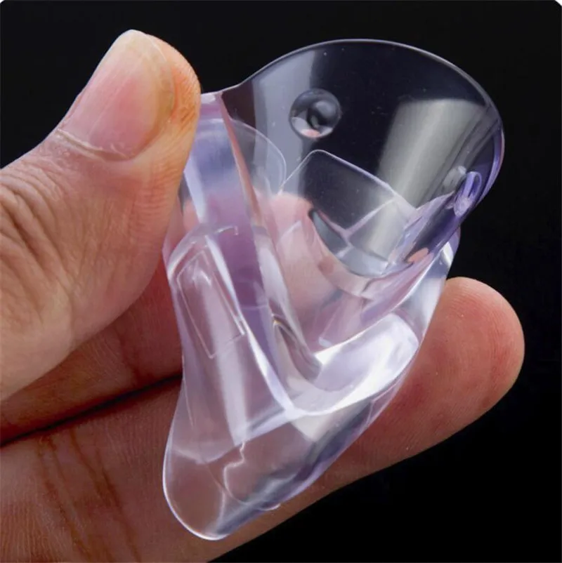 Protector de esquina transparente para ni&ntilde;os y beb&eacute;s, cubierta de esquina anticolisi&oacute;n para borde, protecci&oacute;n de mesa, 4 unids/set por juego-3
