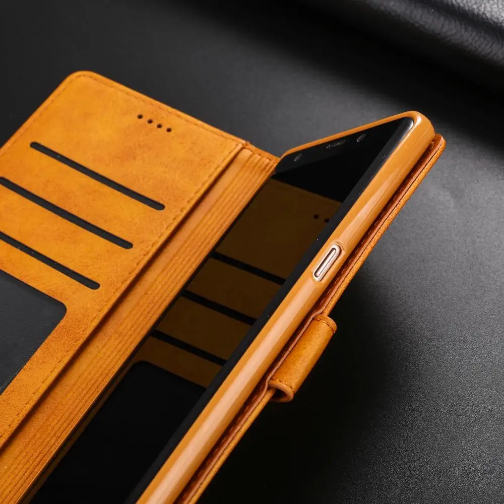 Чехол для samsung Galaxy Note 10 Plus роскошный с магнитной застежкой кожа + Мягкий ТПУ чехол