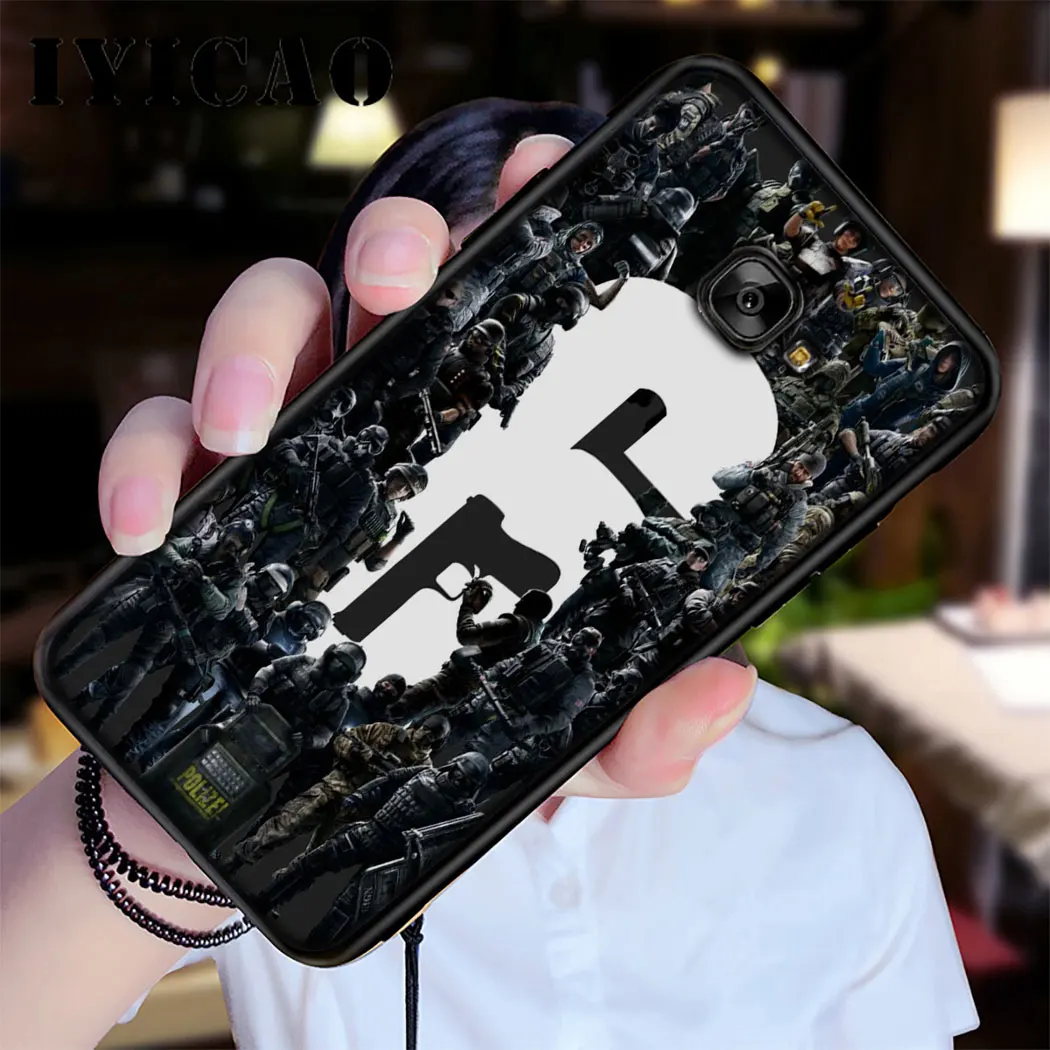 IYICAO Rainbow Six Siege Soft Case for Samsung Note 8 9 10 Plus A70 A50 A40 A20 A10 M40 M10 M20 M30 A10S A20S A30S A40S A50S |