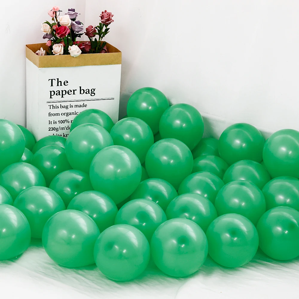 Жемчужные матовые латексные воздушные шары 5/10 дюймов утолщенные круглые розовые