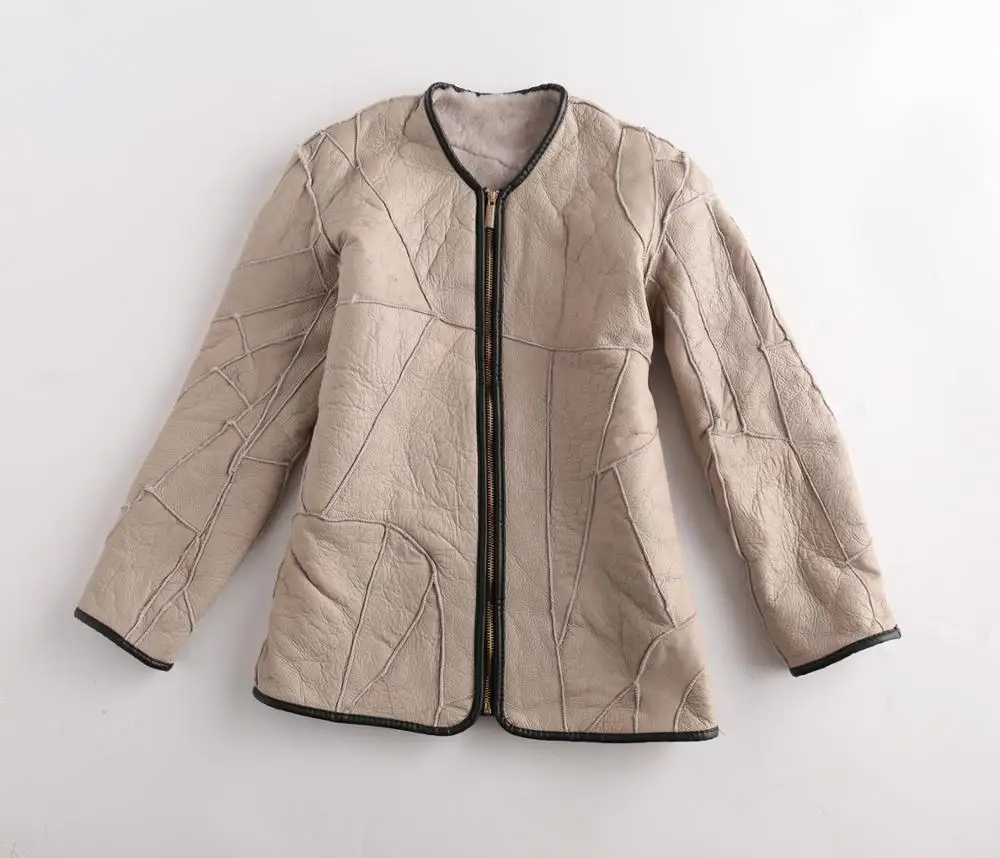 Мужское меховое пальто из овечьей шкуры HOO 2022 | Мужская одежда