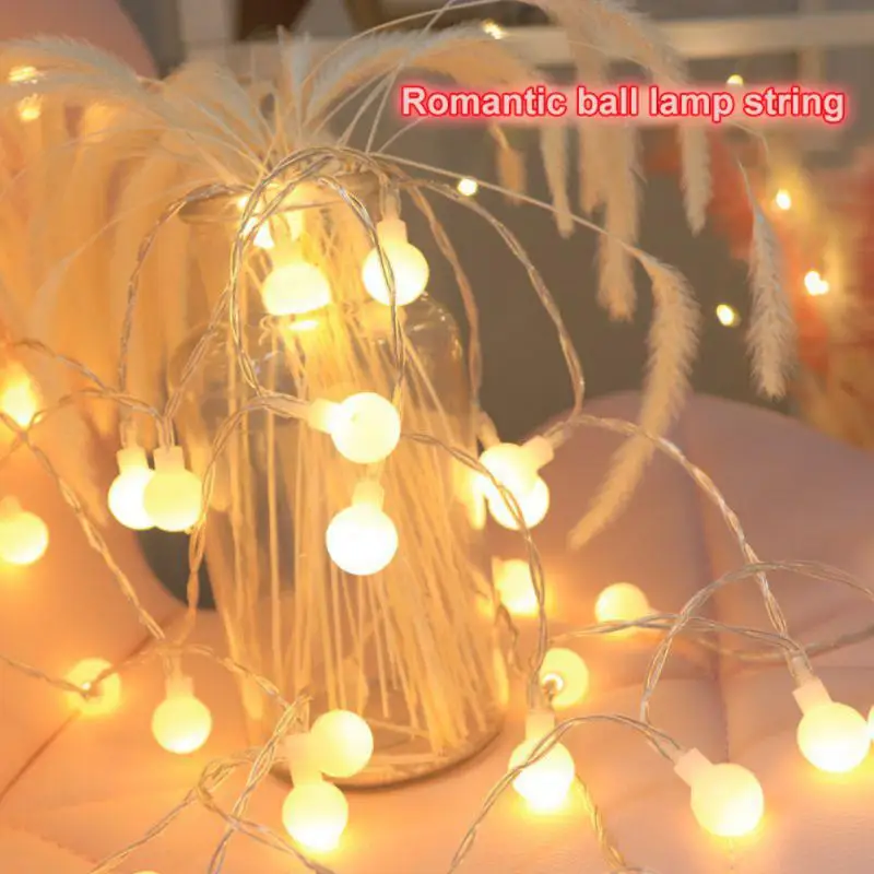 

LED String Lights Copper Wire Fairy Light Battery Powered Garland Navidad Holiday Bedroom Home Wedding Christmas Decoration 2022