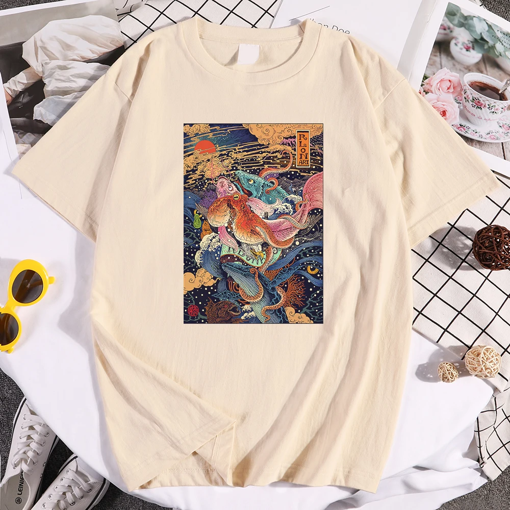 

2021 Summer Men's T-shirt Trend Retro Style Pattern Print Harajuku Fashion Top Short Sleeve Casual Oversized Men's T-shirt