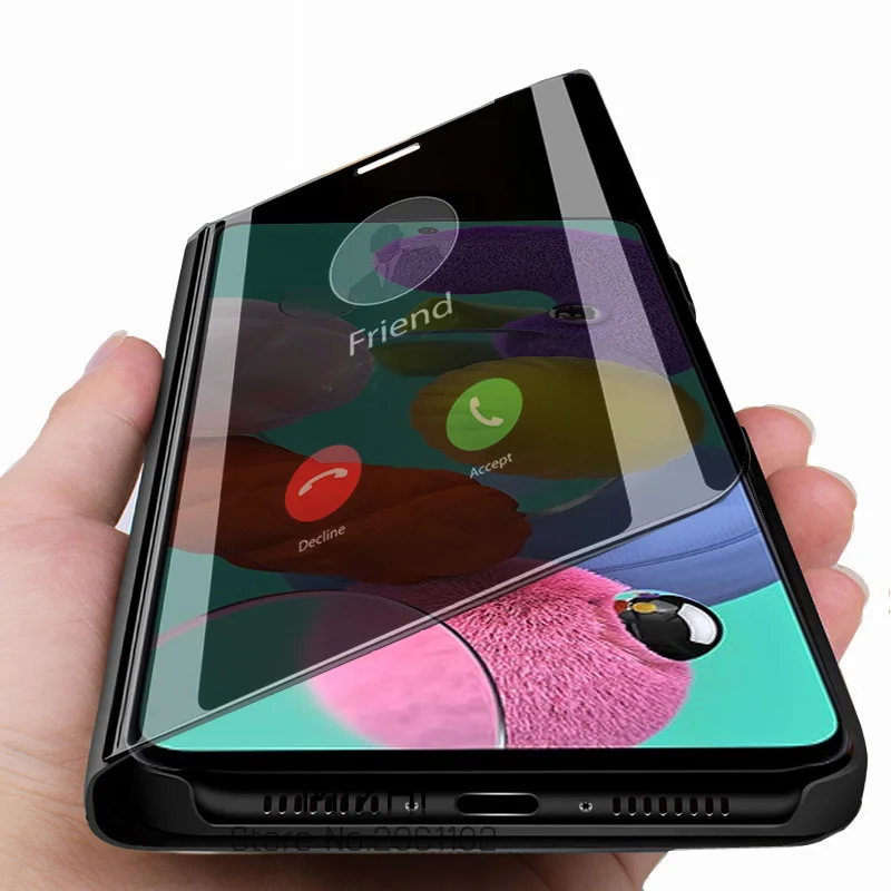 Умный зеркальный флип-чехол для samsung galaxy a51 sm-a515f чехлы-подставки sumsung a 51 оболочка
