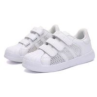 size 26 to 37 white sneakers flat shoes childrens walking shoes girls tennis kids mesh sneakers zapatos planos chaussures filles