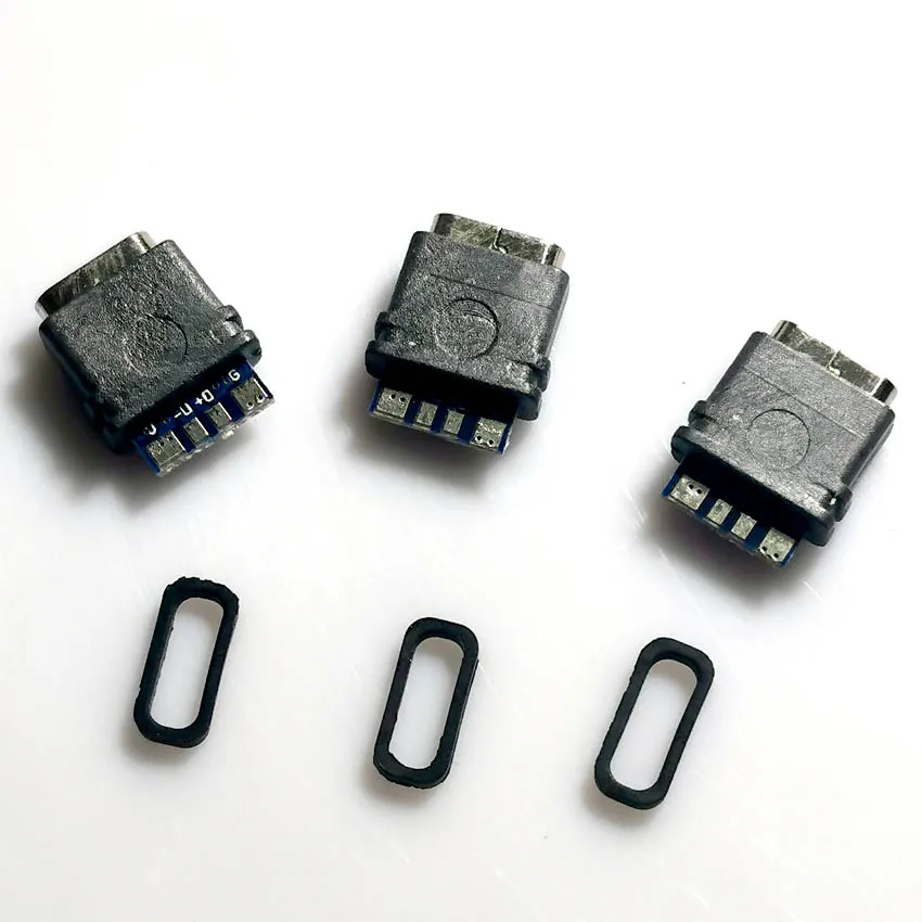

1-10pcs Waterproof USB C Jack Type-C 4Pin Female Connector Port Data Socket For DIY PCB Solder Design Charging Data Transmission