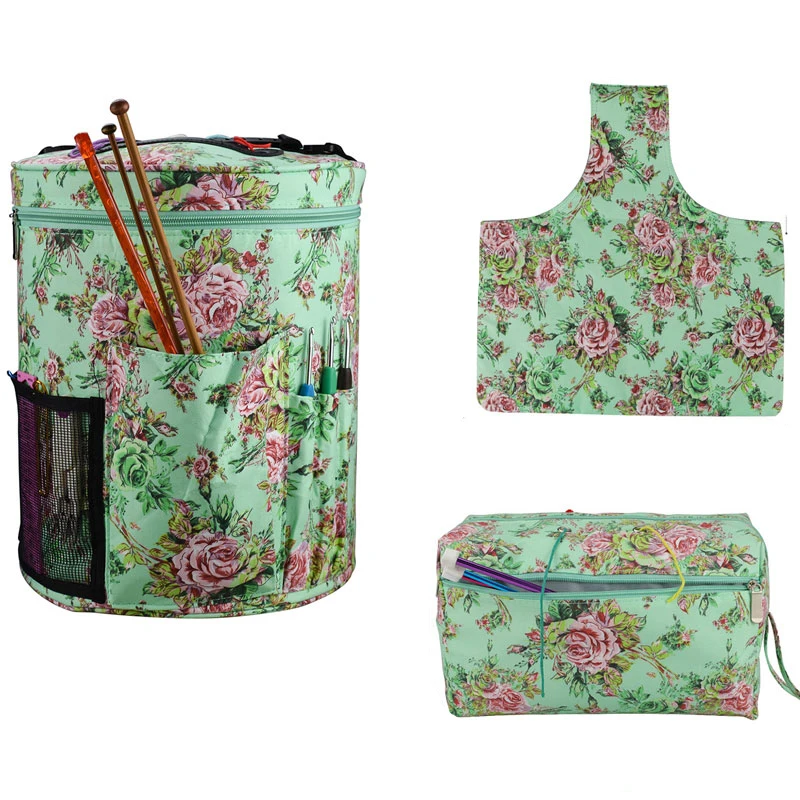 Сумка для хранения вязания крючком и спицами DIY пустая пряжа аксессуары швейных