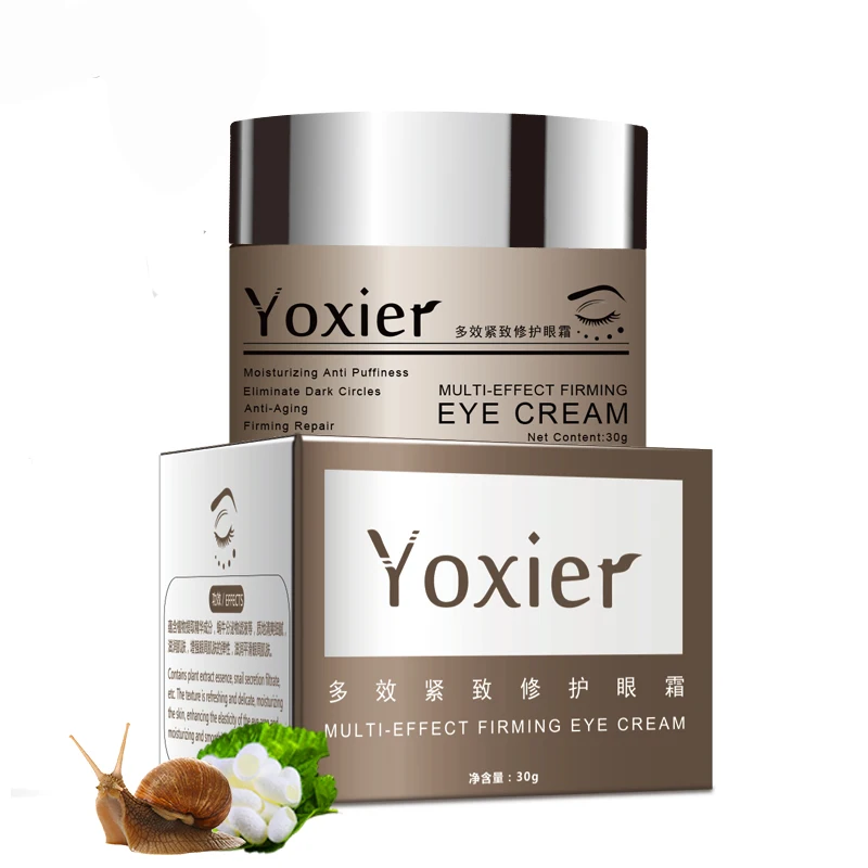 

Yoxier Eye Cream Snail Collagen Serum Anti-Wrinkle Anti-Age Remover Dark Circles Eye Care Against Puffiness And Bags