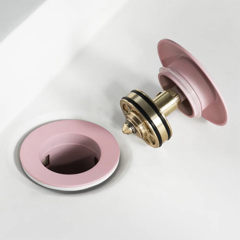 Латунь Всплывающие Слив с переливом Ванная комната раковина отходов бассейна