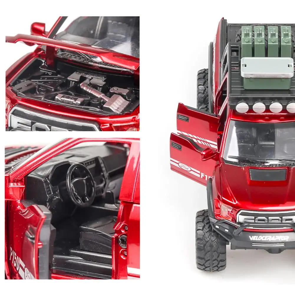 RCtown 1:32 имитация Раптора F150 акусто-оптический эластичный сплав модель автомобиля
