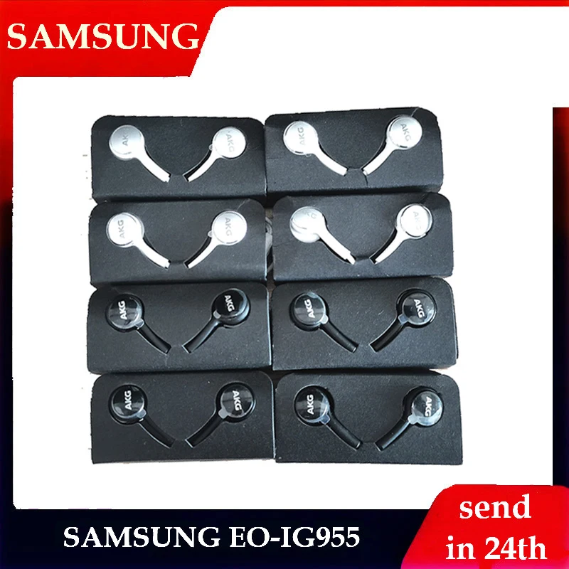 

SAMSUNG Earphones EO-IG955 earphone 5/10/20/50 wholesale In-ear Mic Wire Headset for SAMSUNG galxy s6 s7 s8 s9 S10 Smartphone