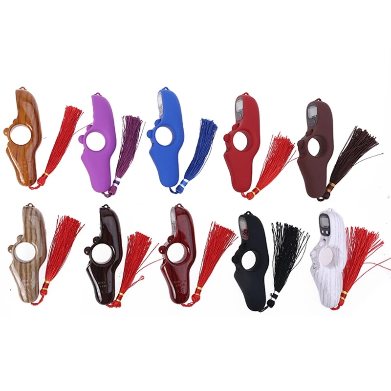 Портативный Ручной цифровой счетчик бусин с подсветкой пальчиковая игра игрушка