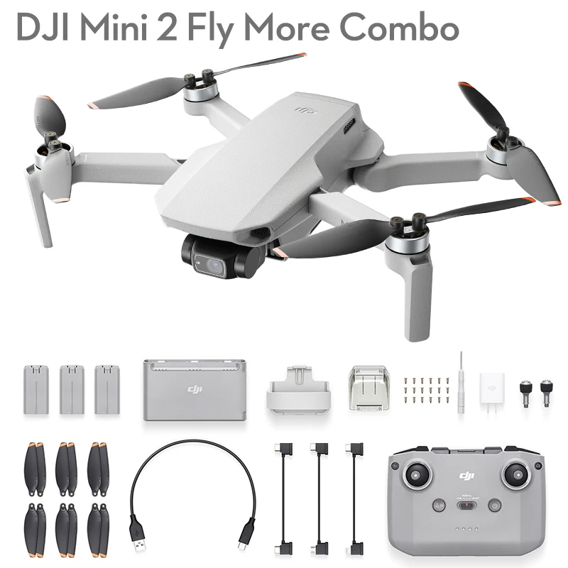 Квадрокоптер DJI Mini 2 время полета до 249 ГГц 31 минута 10 км 4K | Электроника
