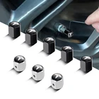 Пылезащитные колпачки для штоков воздушных клапанов Tesla Model S Model 3 X Roadster, автомобильные противоугонные колпачки для клапанов, внешние аксессуары