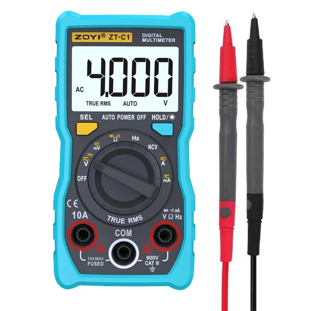 

4000 Words High-precision Auto-ranging Handheld Digital Multimeter Automatic Electrician Intelligence Professional Multimeter