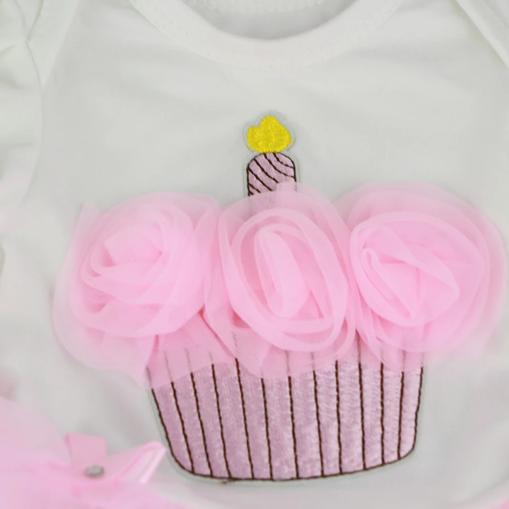 Комбинезон с многослойной юбкой Одежда для новорожденных девочек 22 23